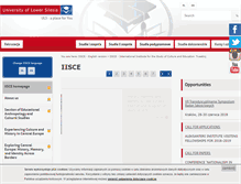Tablet Screenshot of iisce.org